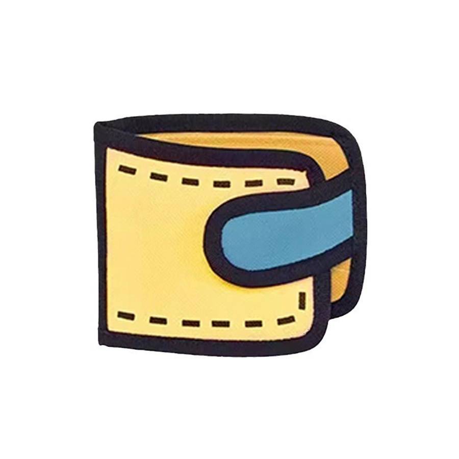 Japanese-Inspired Canvas Card Holder Wallet Cute 2D3D Cartoon Design Large Capacity Snap Cl