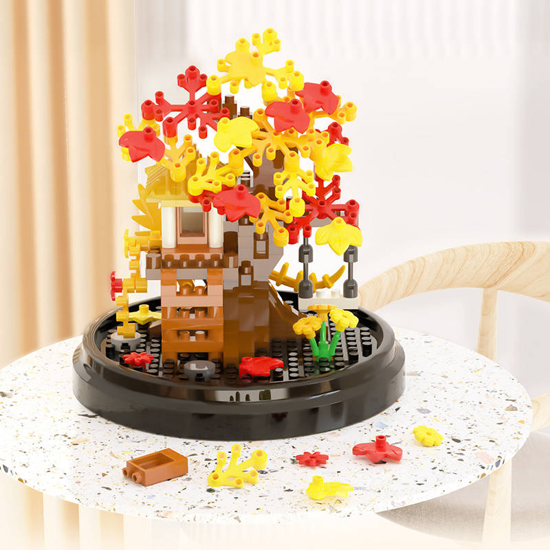Building Toy Architectural Model Toy Set Style Winter