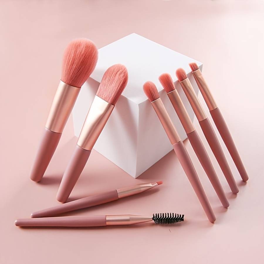 Makeup Brush Set Color Pink Color