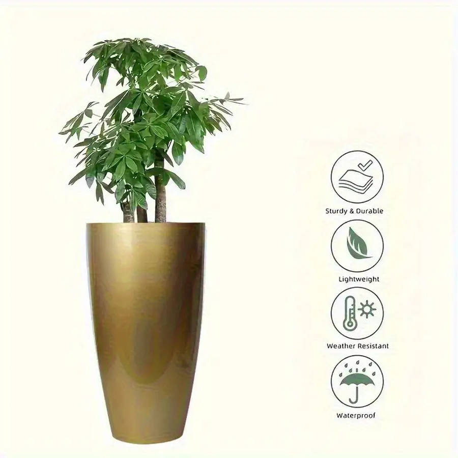 Flowerpot Color Flower Pot X1  Tray X1