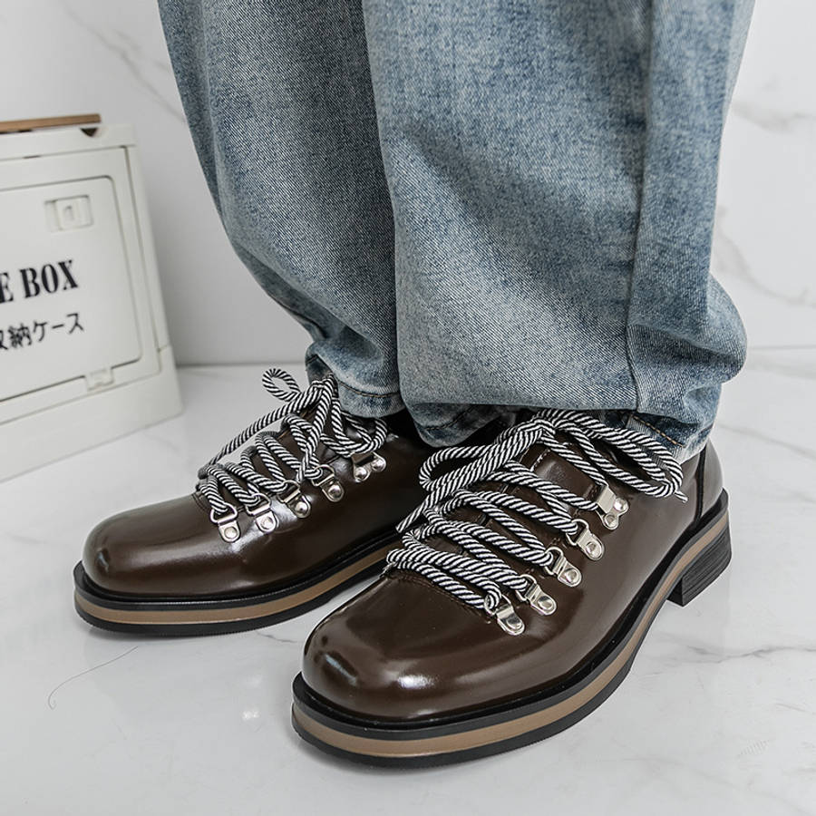 Mens Leather Shoes Color Brown Sizeuk 5