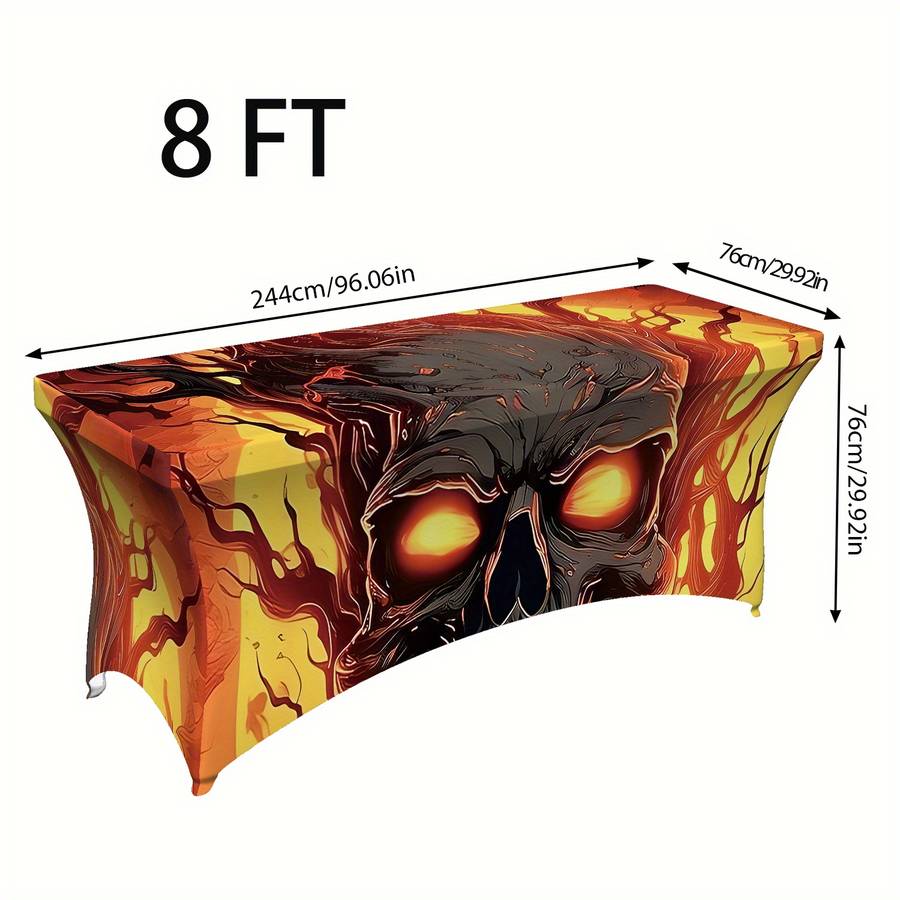 Halloween tablecloth decoration size 6FT