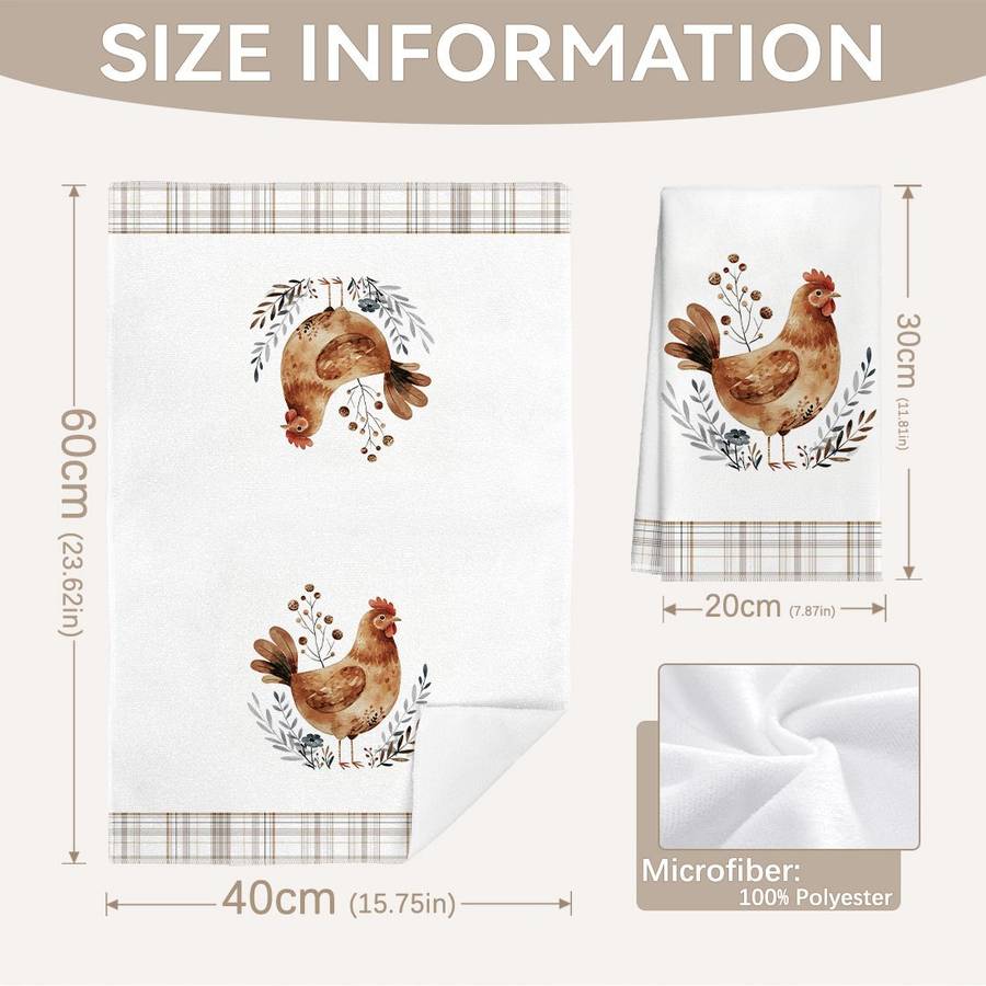 Rag Size 2Pcs 40*60Cm