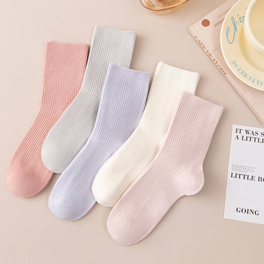 Women S Socks Color 10 Pairs Mixed Color Combination Size Onesize