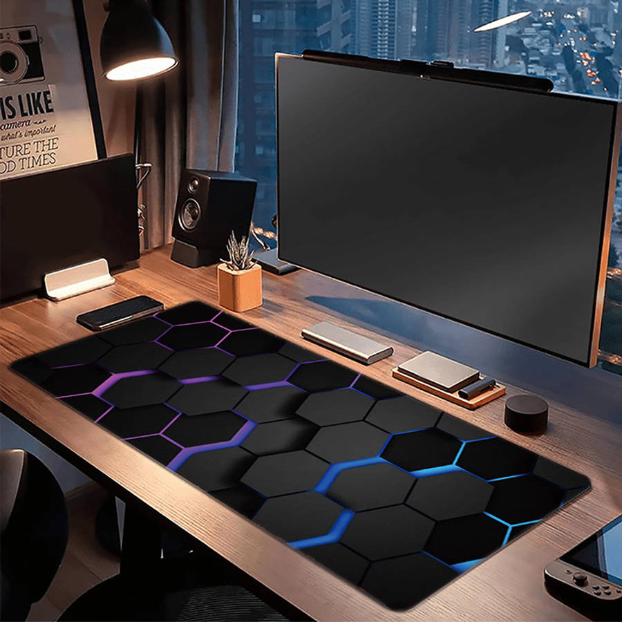 Versatile Stable Large Gaming Mouse With Slip For Study Room 40X90Cm Purple