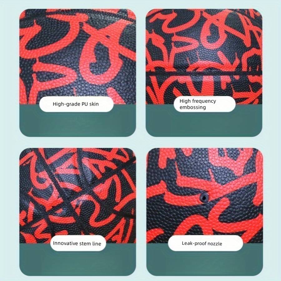 Basketball Color Graffiti Fluid White Sizeno. 7 Basketball Standard Ball