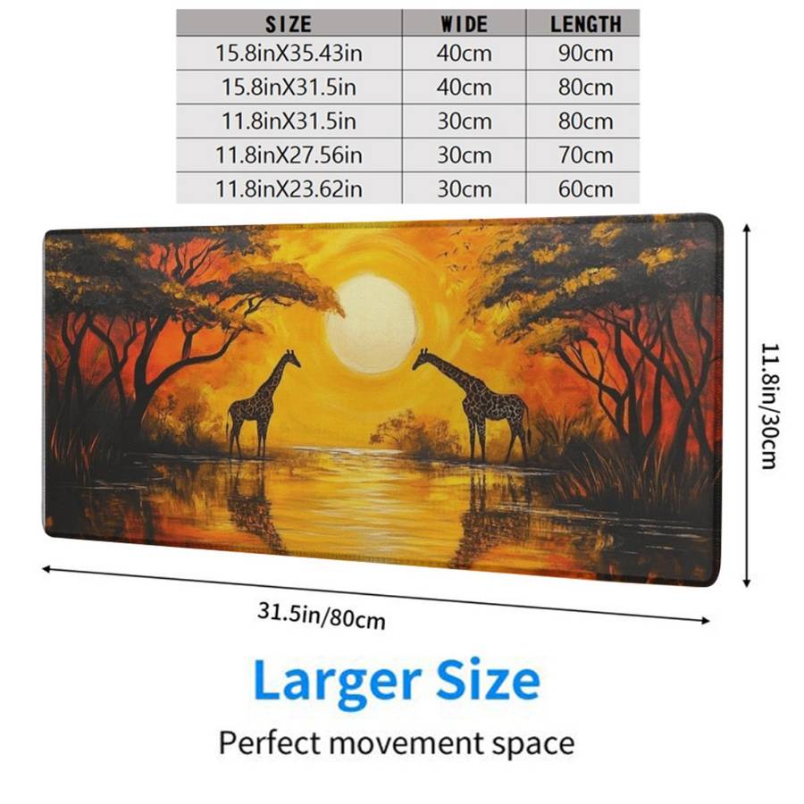 Mouse Pad Size 15.8X35.43In Quantity 1Pc