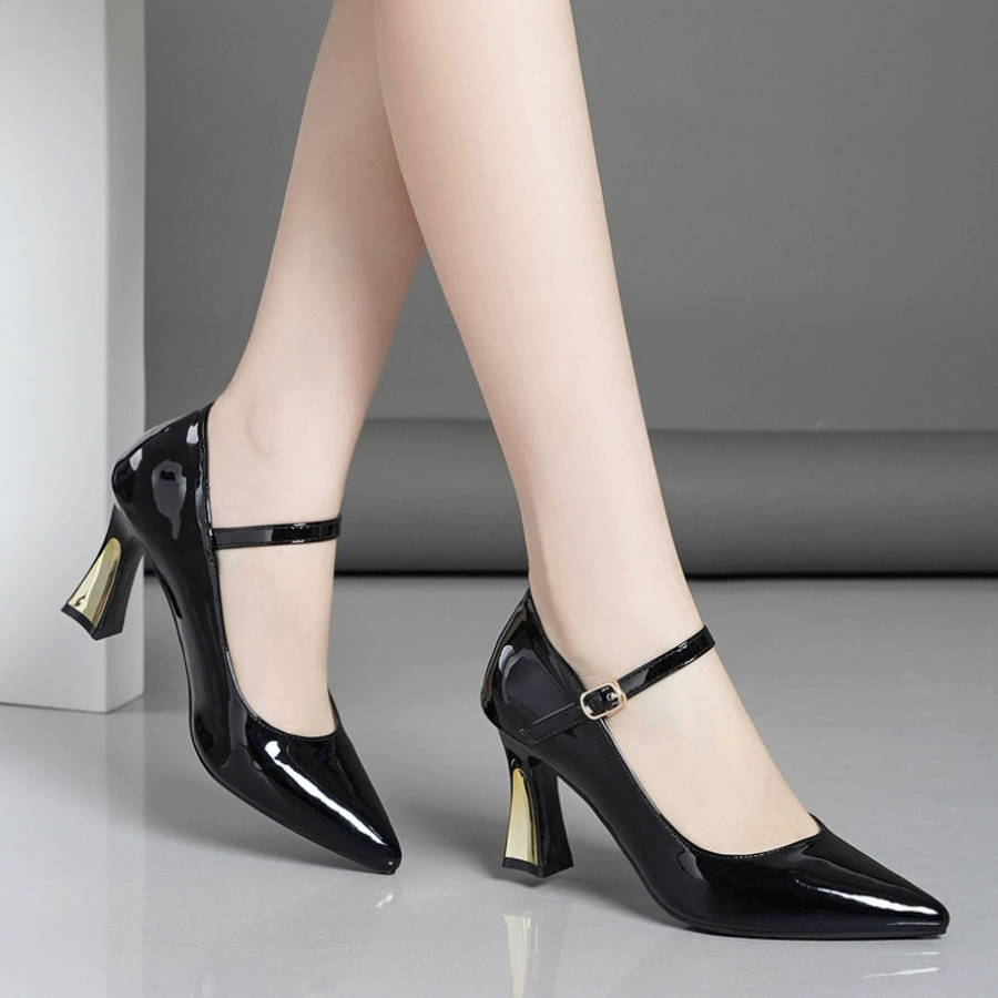 Women S High Heels Color Black Sizeuk 4
