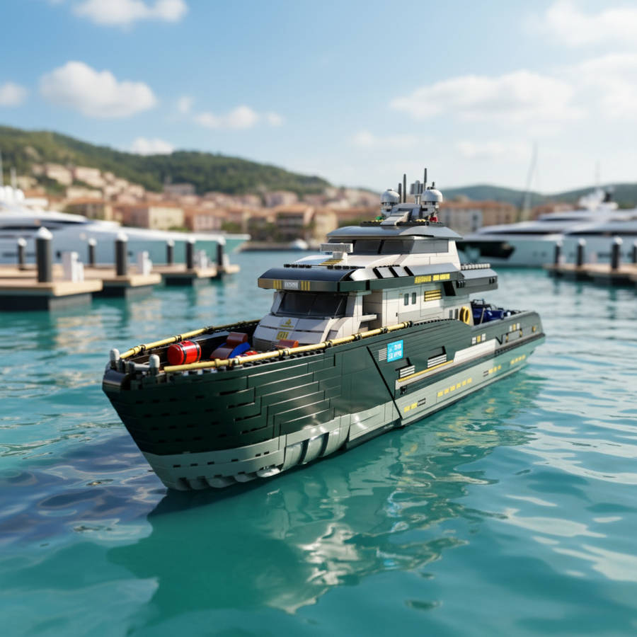 3D Jigsaw Puzzle Model Ship