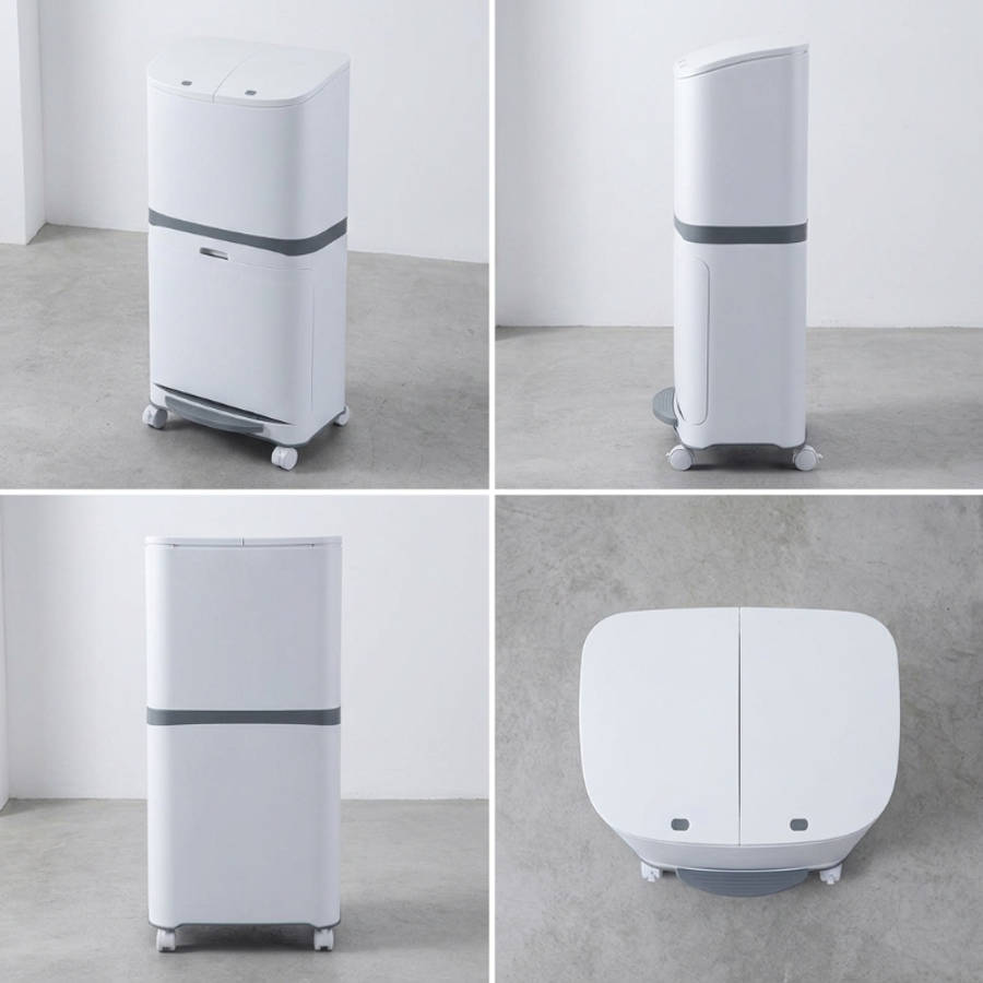 Garbage Can Model White
