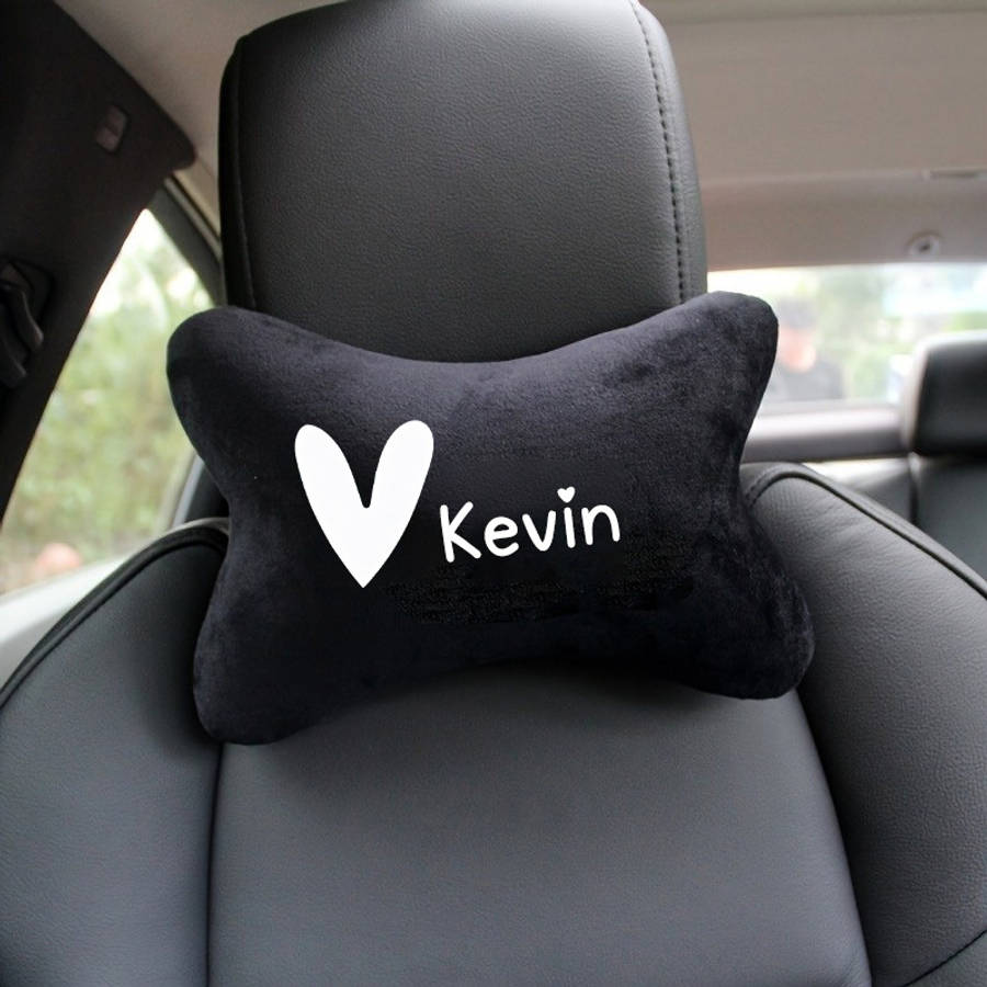 Car Seat Cushion Love Style Font 5