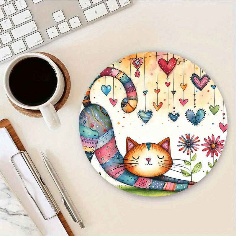 Mouse Pad Size 7.8X7.8Inch