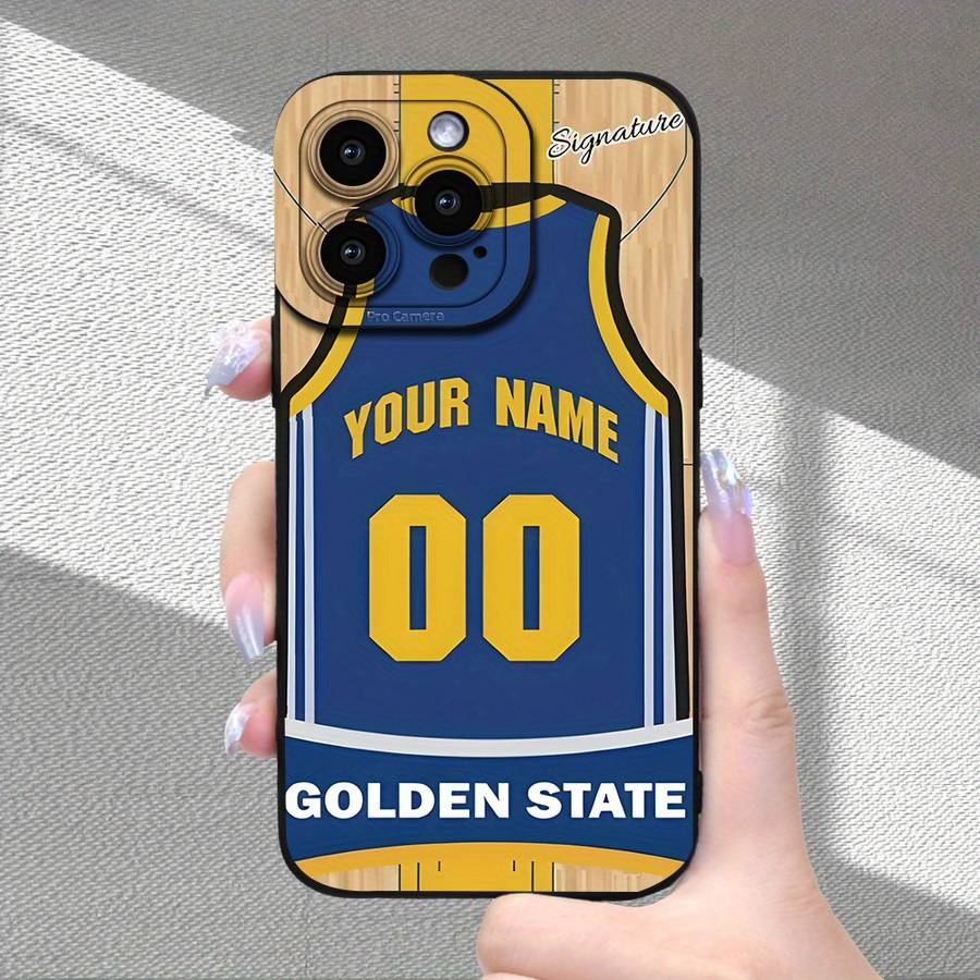 1Pc Black For iPhone 7 Plus 8 Plus Basketball Jersey Design Phone Case