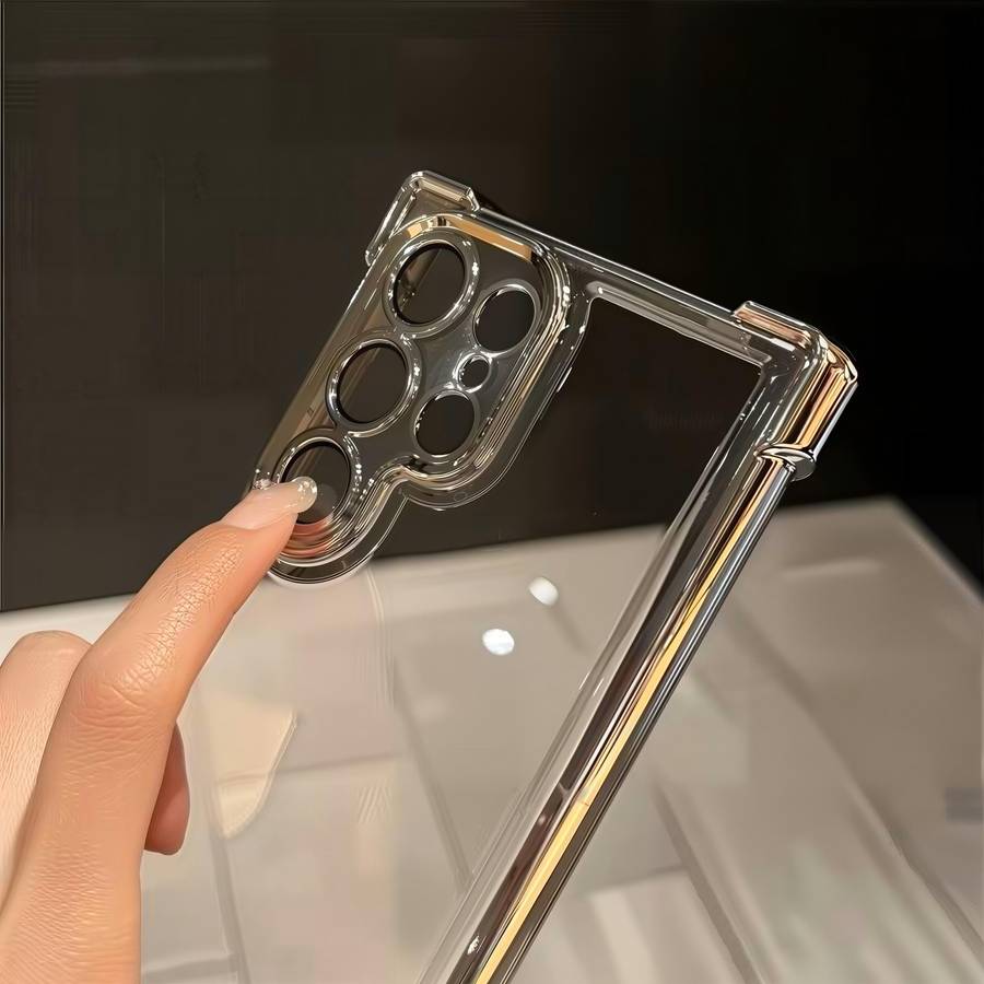 Phone Case Silvery Compatible Model Galaxy S24