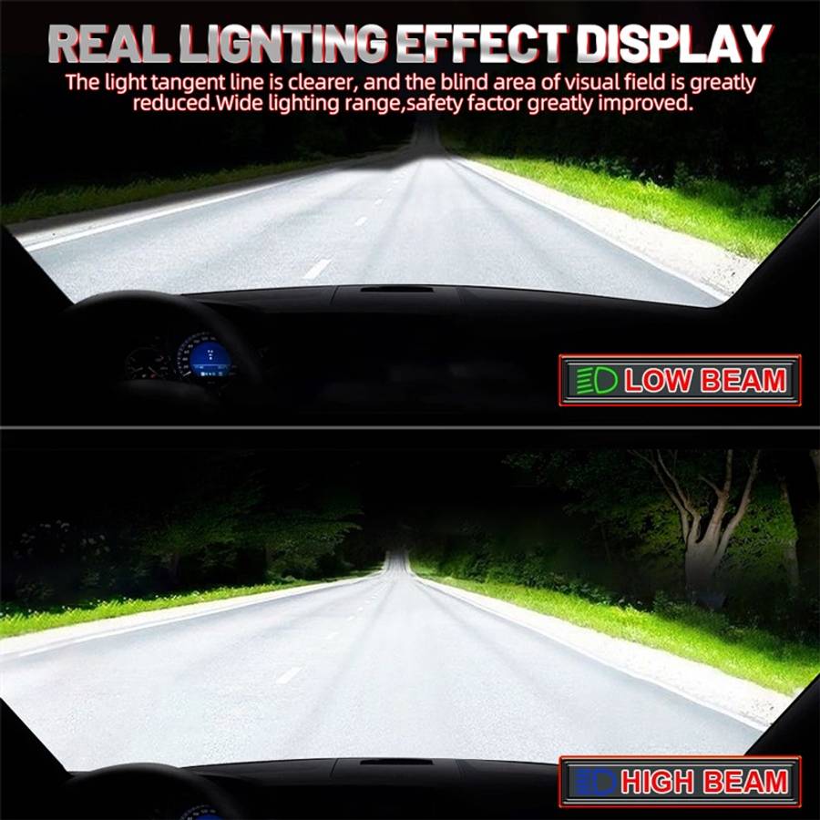 Car Lights Color 2Pcs H4