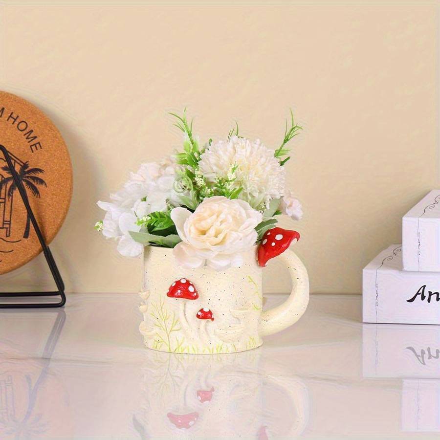 Flowerpot Model Flower Pot Mushroom