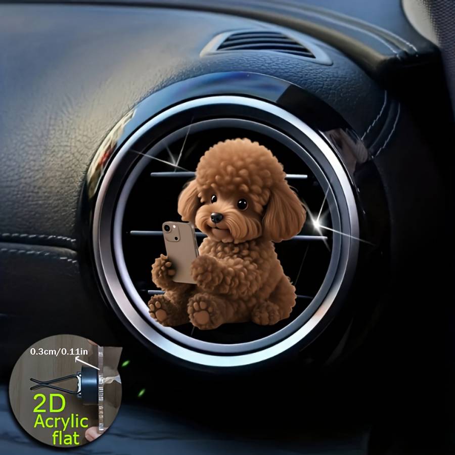 Poodle Car Decor