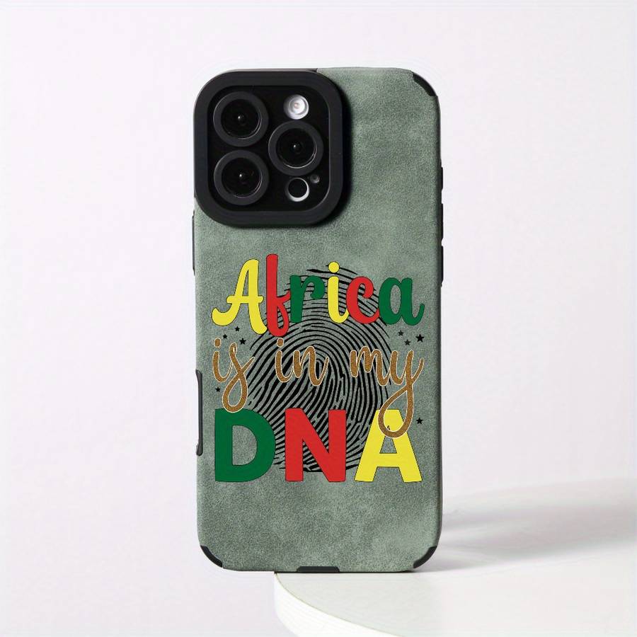 Green For iPhone Trendy Fau Leather Phone Case