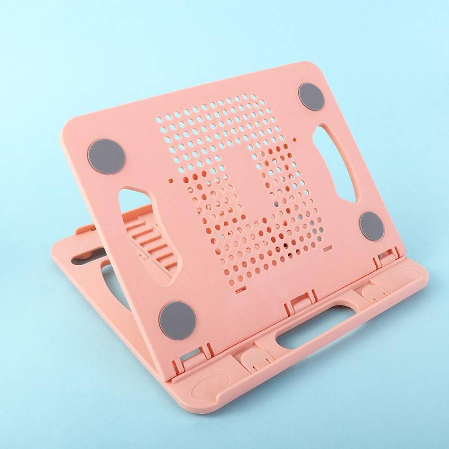 Computer Stand  Size 25.4To 33.02 Cm Items Pink Rotatable Base Laptop Stand