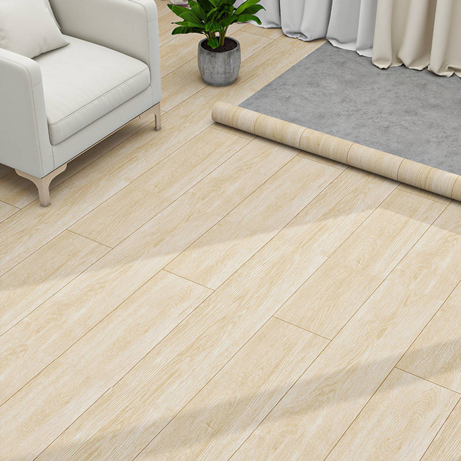 Self Adhesive Floor Stickers 60Cm*300Cm Brown Color