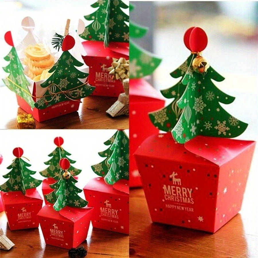 Christmas Gift Boxes Quantity 10 Pieces