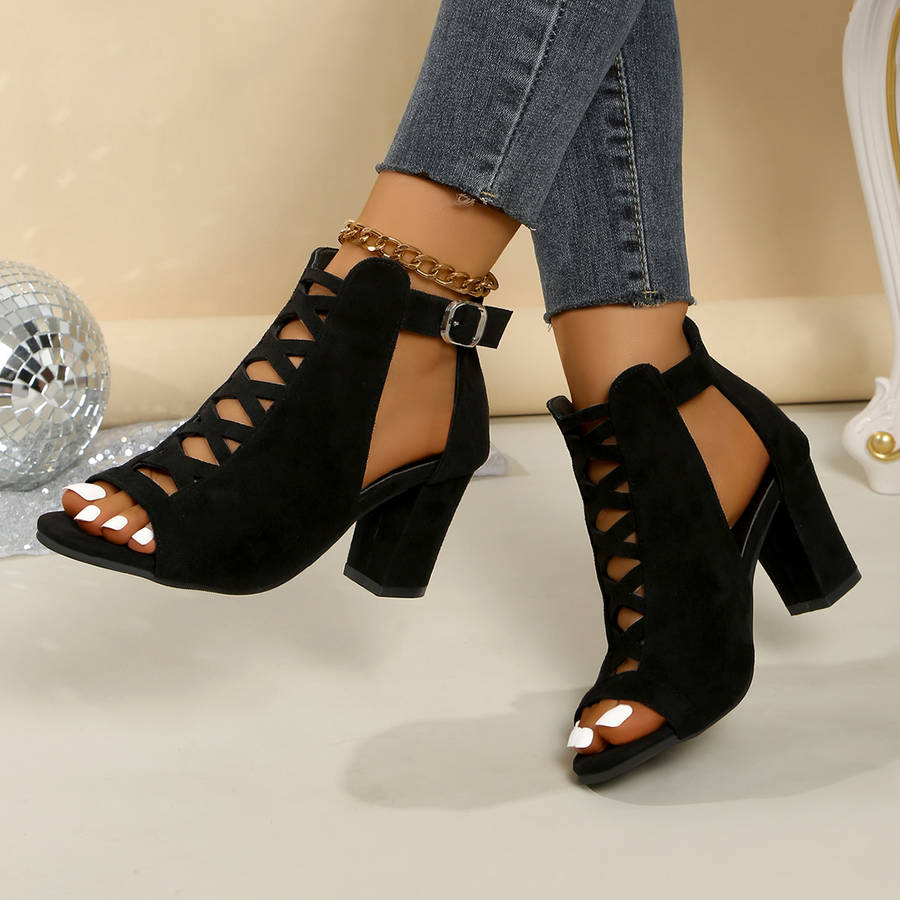 Women S High Heels Color Black Sizeuk 2
