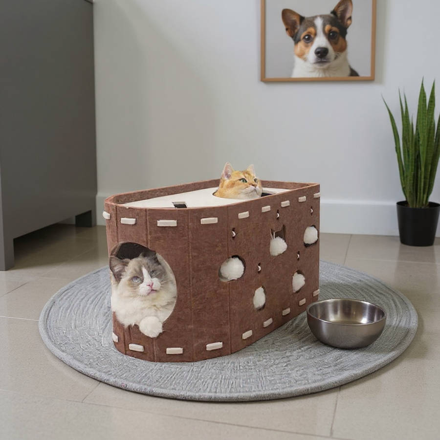 Pet supplies color Beige Color size Hole Nest