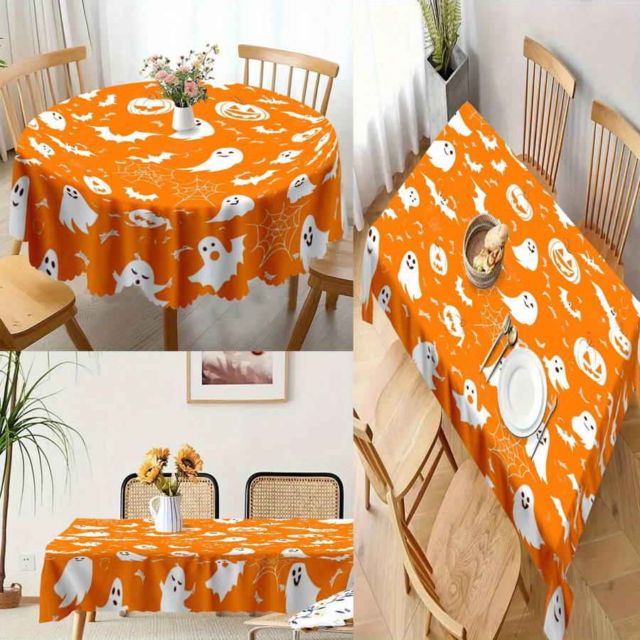 Halloween tablecloth decoration size  152cm x 152cm or round