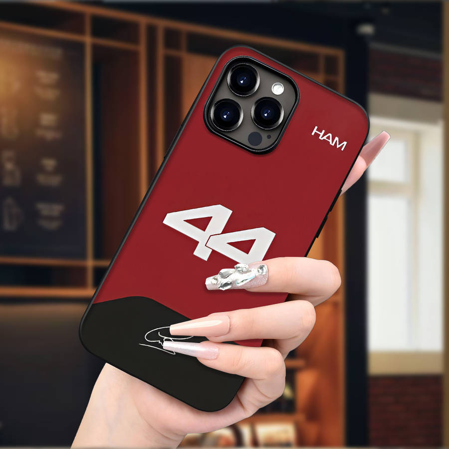1Pc Black For iPhone 7 Digital Pattern 44 Phone Case