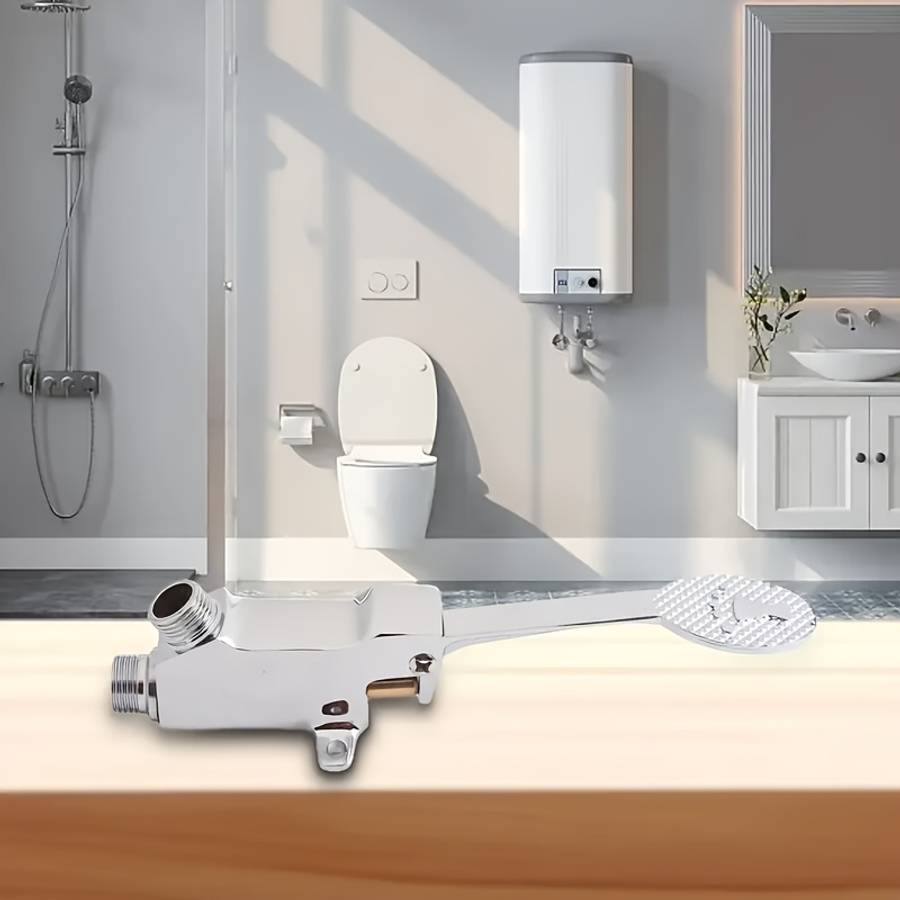 304 Stainless Steel Foot-Operated Faucet