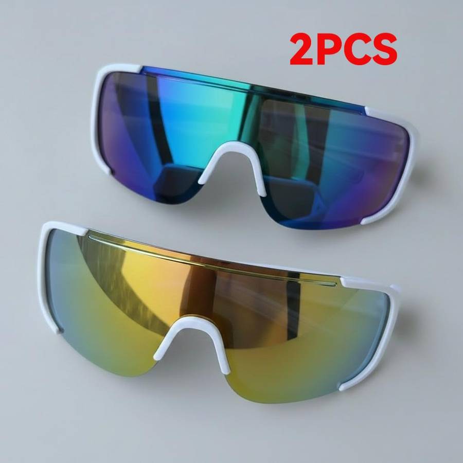 Cycling Glasses Color White Frame Orange Mercury  Black Frame Mercury