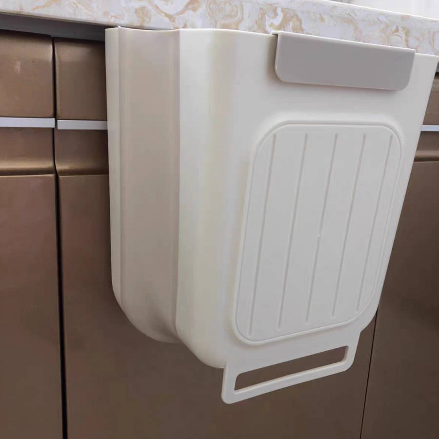Garbage Can Color Snow White  Large 10L