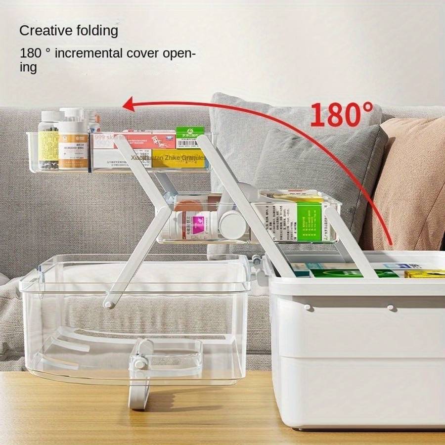 Antibacterial Box Ivory White Big Mac 38*21.5*27.5Cm