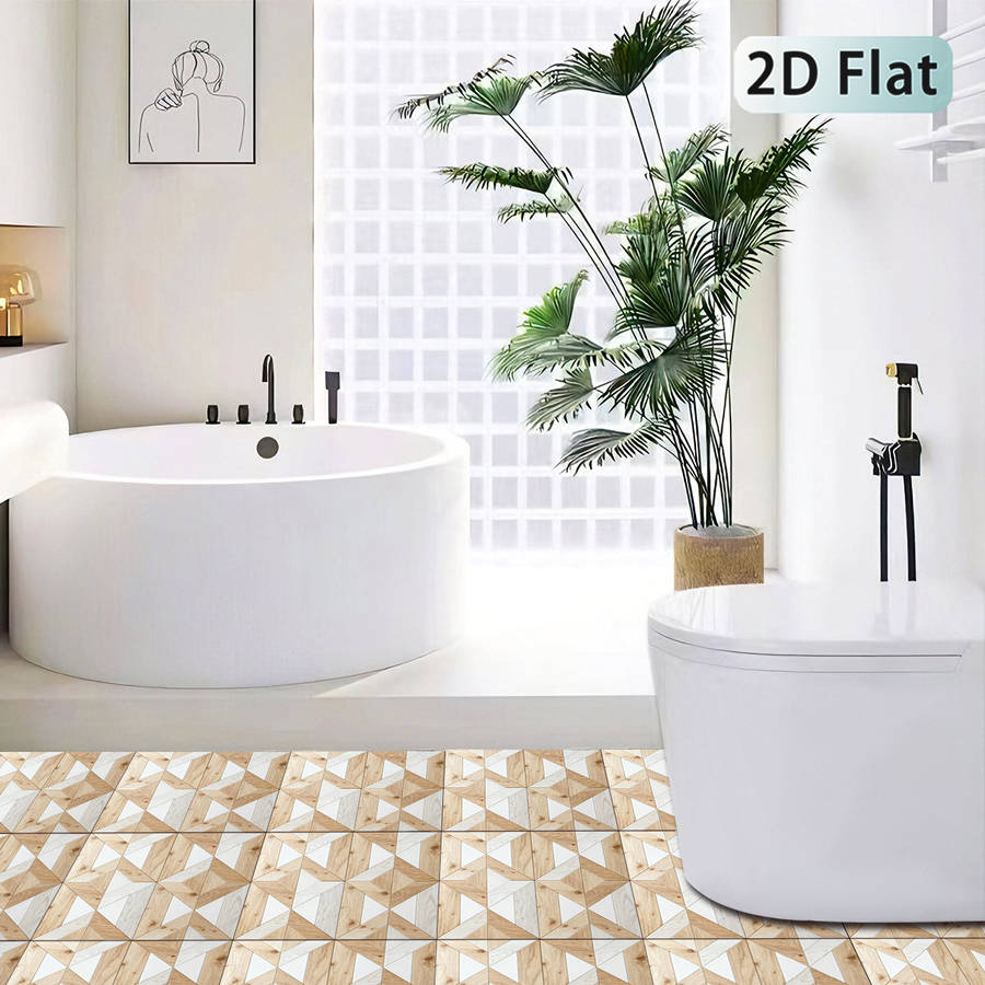 Self Adhesive Floor Stickers 30.0Cm X 30.0Cm X 12 Pieces