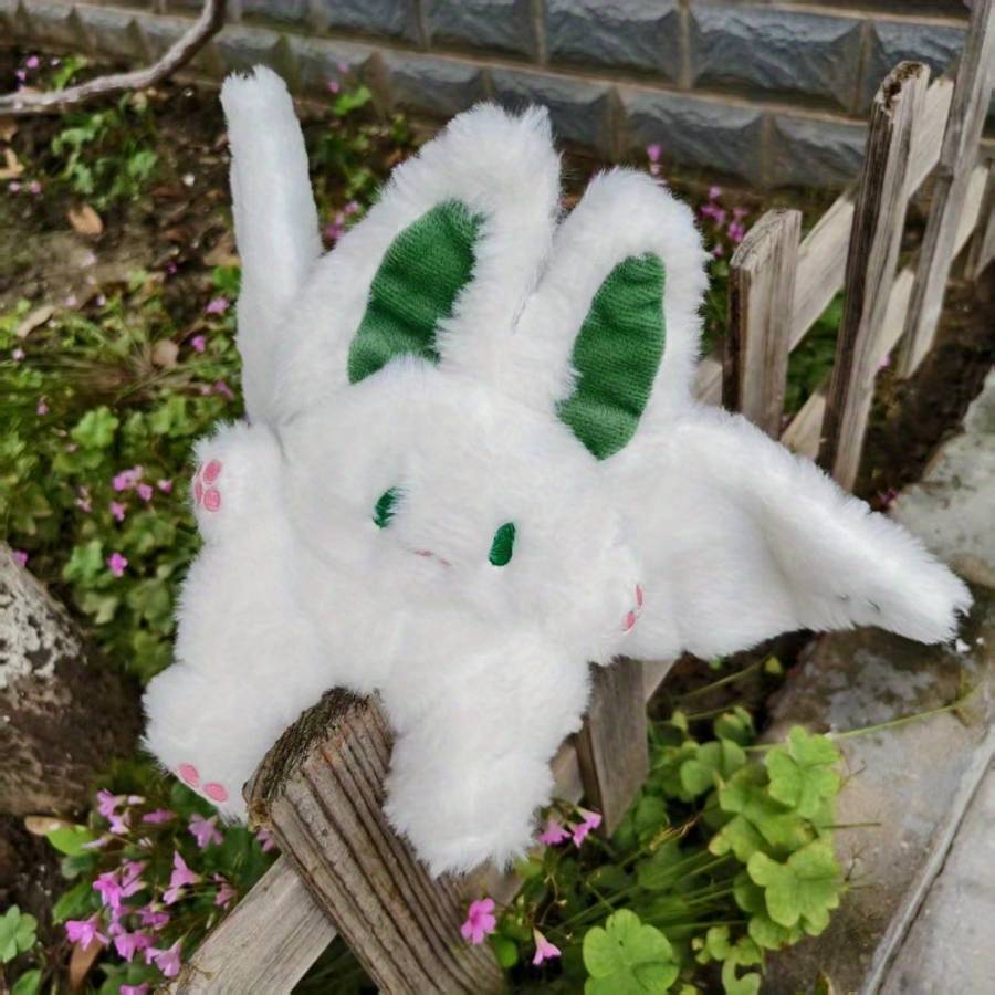 Plush Toyss color Pink Model Bat Flying Hare