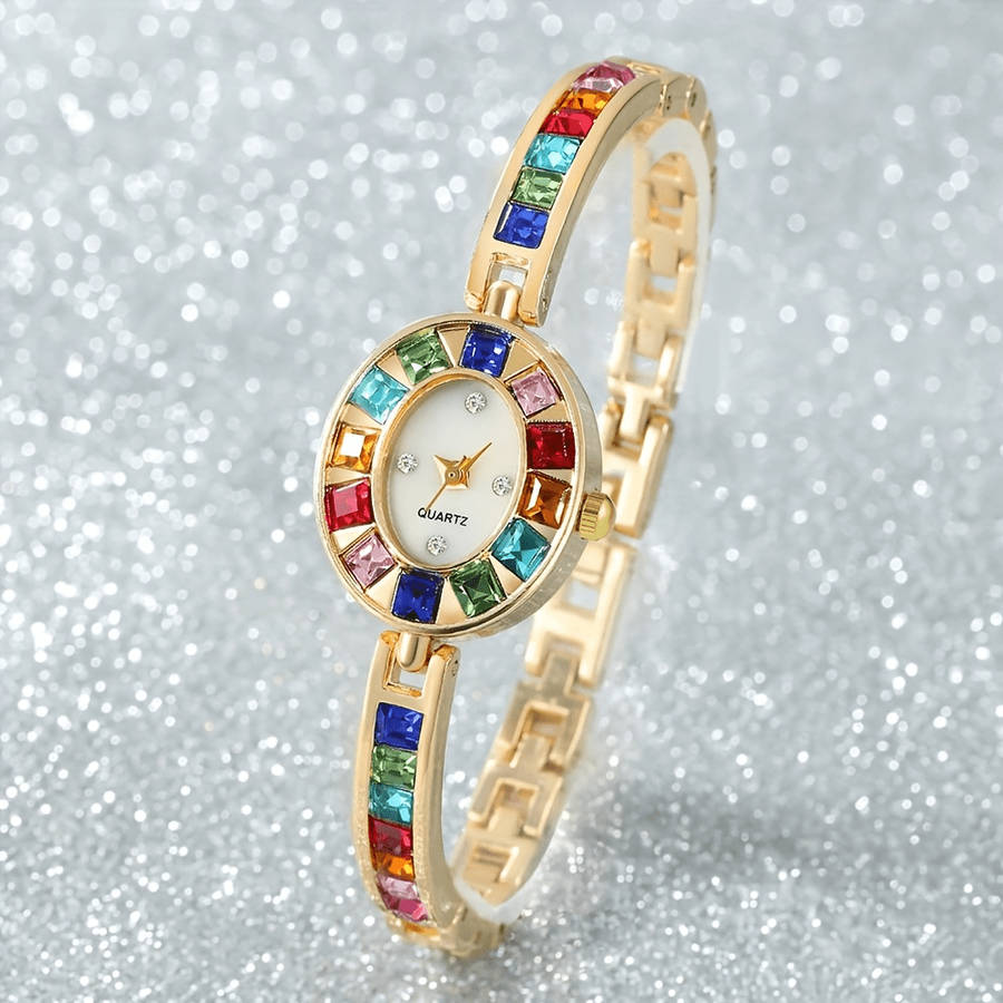 1Pcs Quartz Watch Conceptual Decorative Dial Fashion Wristwatch Analog Display