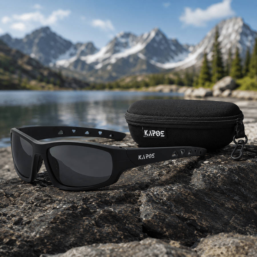 Cycling Glasses Color Black Frame Red Film