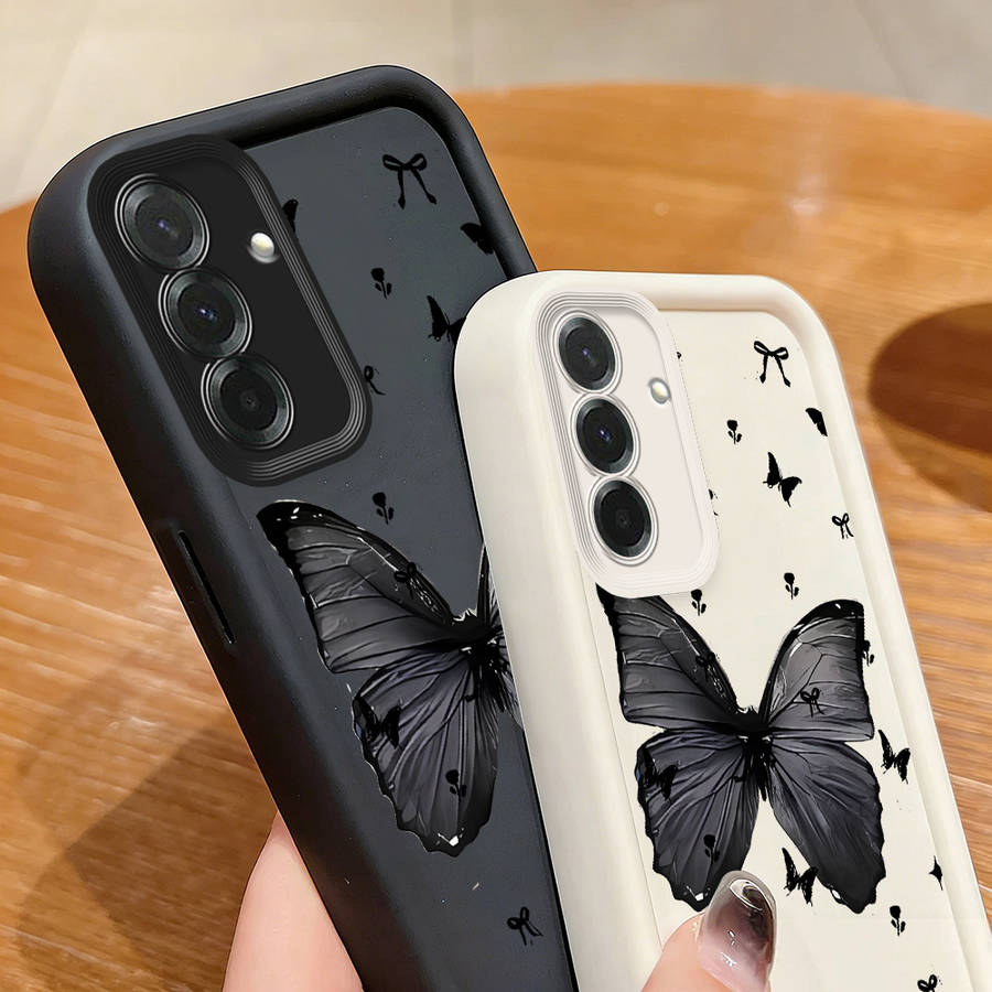 Phone Case Black Compatible Model Galaxy A7 2018