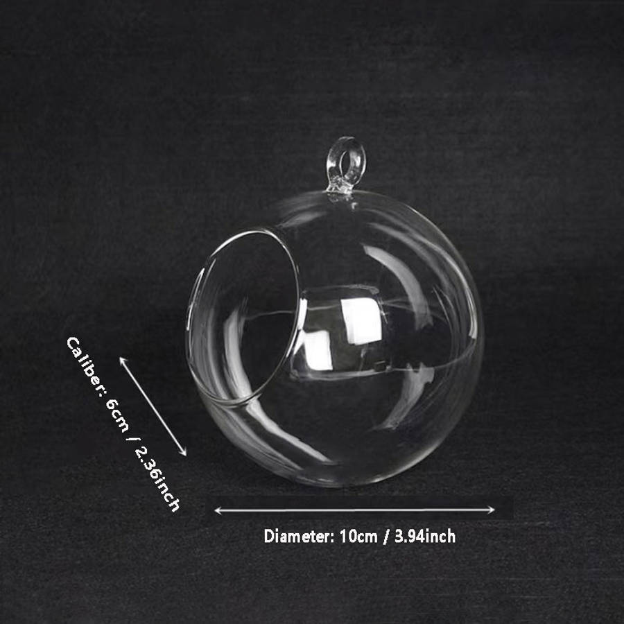 Vase Size Round Bottom Hanging Bottle 13.5*13.5Cm1M Hemp Rope