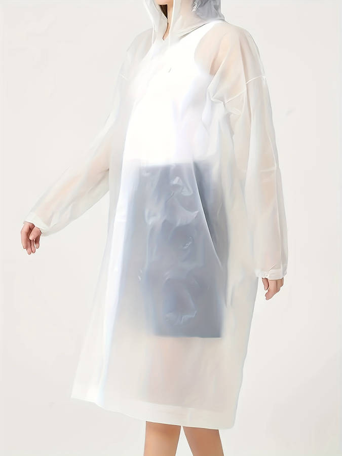 Raincoat Black Size Asian Onesize