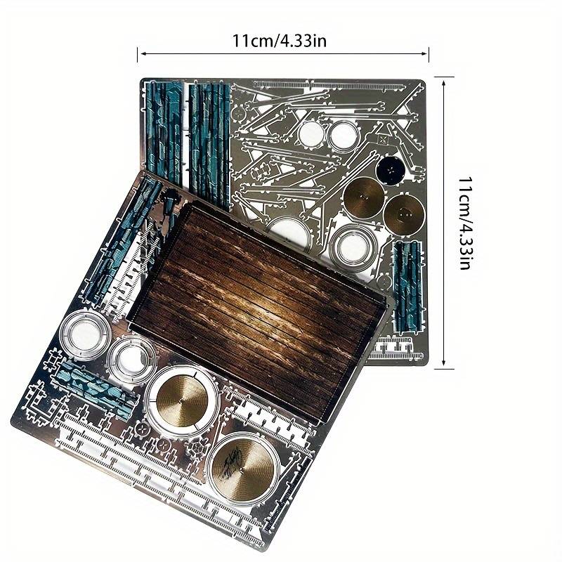 3D Puzzle Musical Instrument Model Items Color Drum Kit