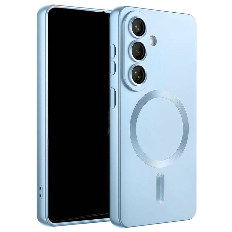 Phone Case Light Blue Compatible Model Galaxy A55