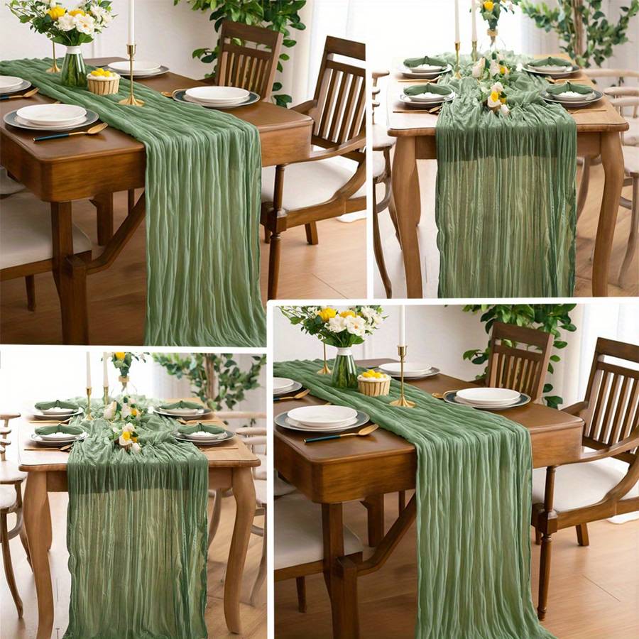 Wedding Supplies Style Sage Green Capacity 4 Tablecloths