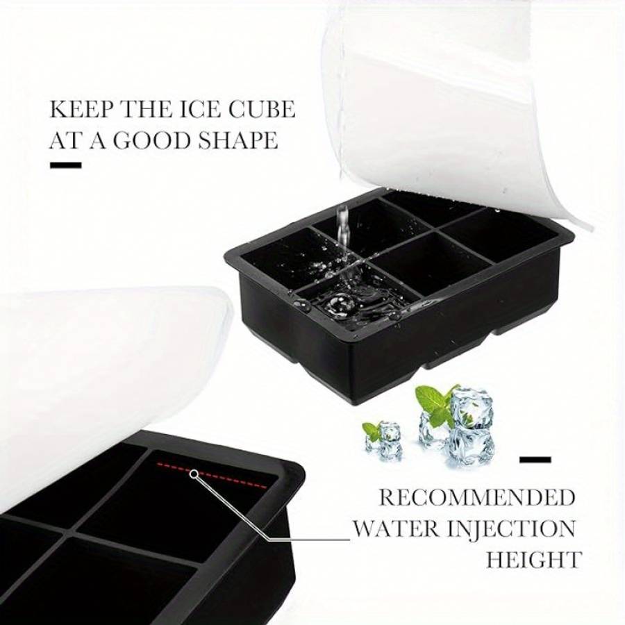 Ice Molds Color Pea Green Color Size6 Compartments With Lid