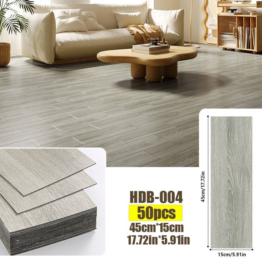 Self Adhesive Floor Stickers Hdb 005 45*15Cm 50Pcs