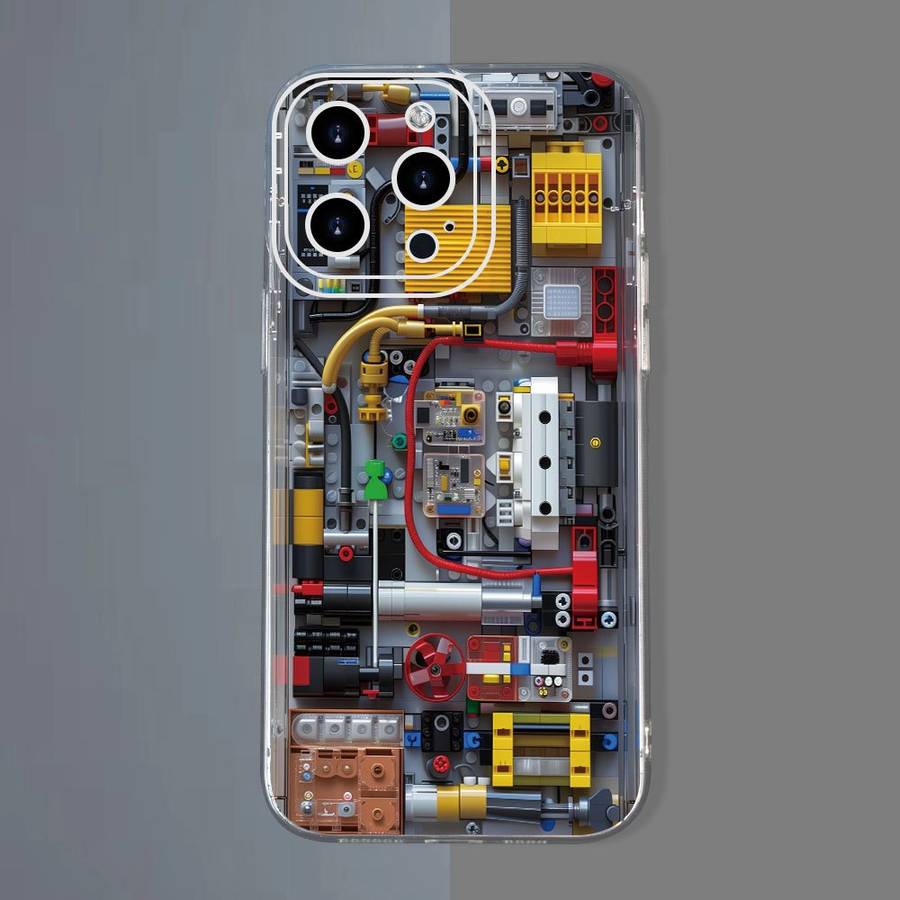 1Pc Mixed Color For iPhone 15 Phone Case Phone Cover