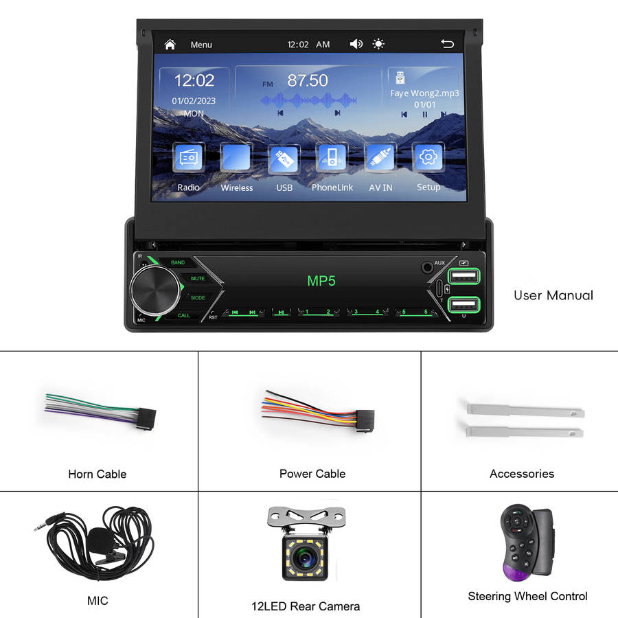 Car Audio  Entertainment System Items Without Rearview Camera
