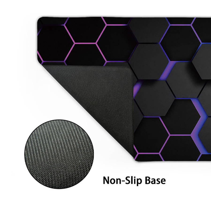 Versatile Stable Large Gaming Mouse With Slip For Study Room 40X90Cm Purple