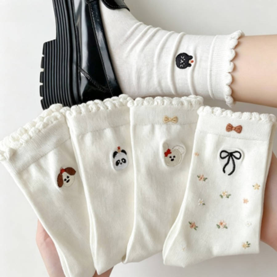 Women S Socks Color 5 Pairs Of Patterns Random