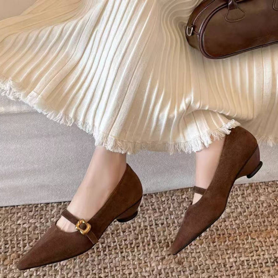 Women S High Heels Color Brown Sizeuk 5